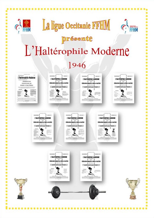 Première de couverture de la compilation Haltérophile Moderne année 1946